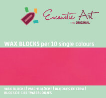 Encaustic Art Wachs - (37) Neon Rosa -  Schachtel 10 Stk. 