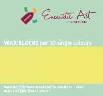 Encaustic Art Wachs - (39) Neon Gelb - Schachtel 10 Stk. 