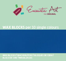 Encaustic Art Wachs - (41) Neon Blau - Schachtel 10 Stk. 