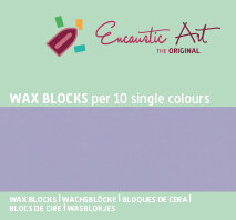 Encaustic Art Wachs - (32) Pastell Flieder - Schachtel 10 Stk.