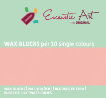 Encaustic Art Wachs - (24) Rosa - Schachtel 10 Stk. 
