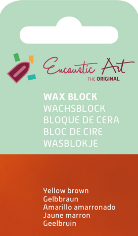 Encaustic Art Wachs - (14) Gelbbraun